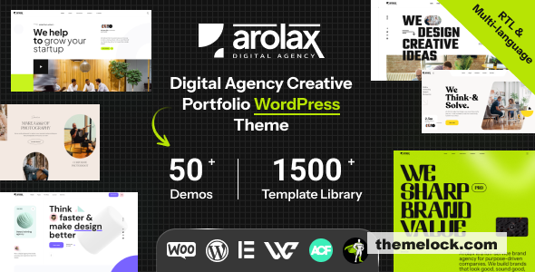 Arolax v4.0.0 – Creative Digital Agency Theme