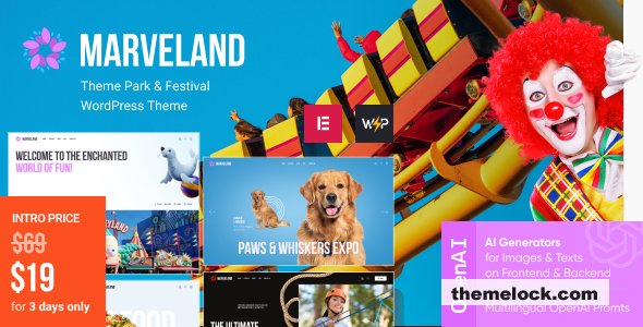 Marveland v1.3 - Theme Park & Festival WordPress Theme