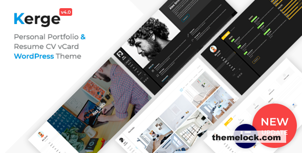Kerge v4.1.4 – Resume Theme