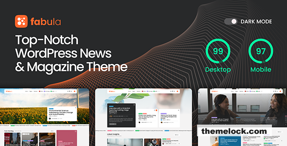Fabula v1.2.93 - News & Magazine WordPress Theme