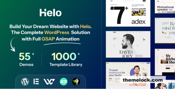Helo v1.0.8 – Multi-Purpose WordPress Theme
