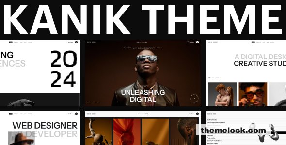 Kanik v1.0.1 – Minimal Digital Agency WordPress Theme