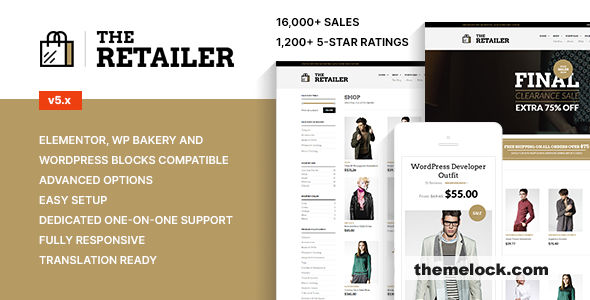 The Retailer v6.9.5 – Responsive WordPress Theme