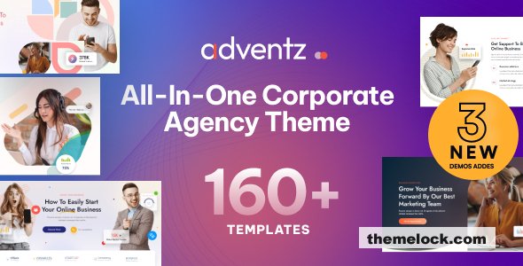 Adventz v2.0.3 – Corporate Business WordPress Theme