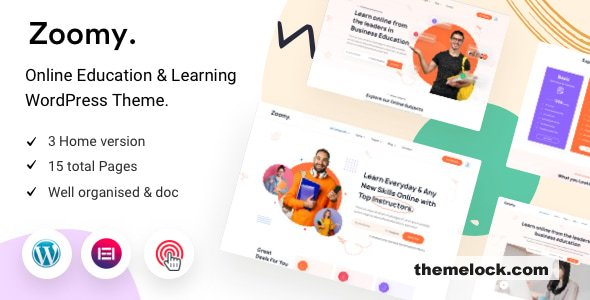 Zoomy v1.2.0 - Lightweight LMS & Education WordPress Theme