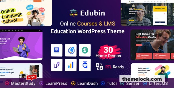 Edubin v9.5.7 – Education LMS WordPress Theme