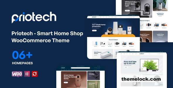 Priotech v1.0.26 – Smart Home Shop WooCommerce Theme