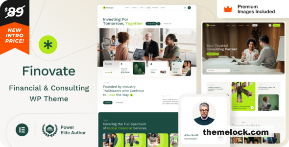 Finovate v21 – Financial Advisors & Business Consulting WordPress Theme