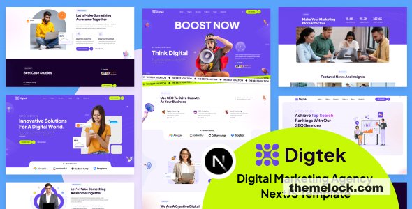 Digtek v1.1.1 - Digital Marketing Agency WordPress Theme