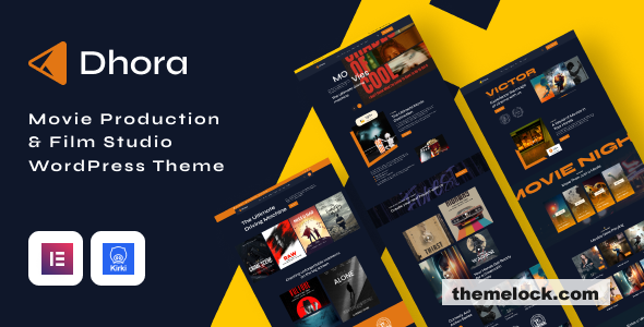 Dhora v1.0.5 – Movie Production & Film Studio WordPress Theme