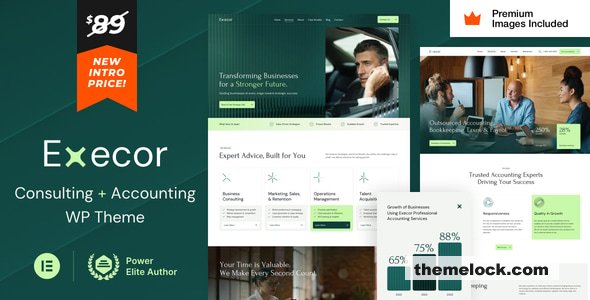 Execor v16 – Accounting and Management Consulting WordPress Theme