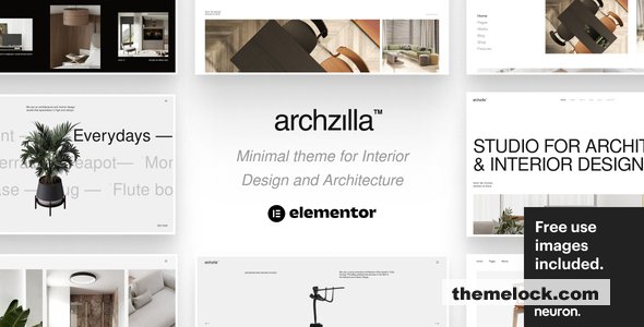 Archzilla v1.1.0 – Minimal WordPress Theme for Interior Design and Architecture