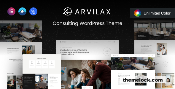 Arvilax v1.0.9 – Business Consulting WordPress Theme