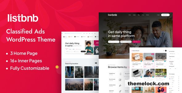 Listbnb v1.0.5 – Classified Ads WordPress Theme