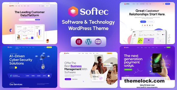 Softec v1.1.9 – Software & Technology WordPress Theme + RTL