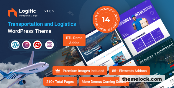 Logitic v1.1.6 – Transportation & Logistics WordPress Theme