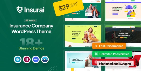 Insurai v1.1.2 - Insurance Company WordPress Theme
