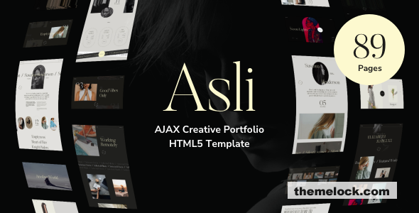 Asli v1.9.2 – AJAX Portfolio Elementor WordPress Theme