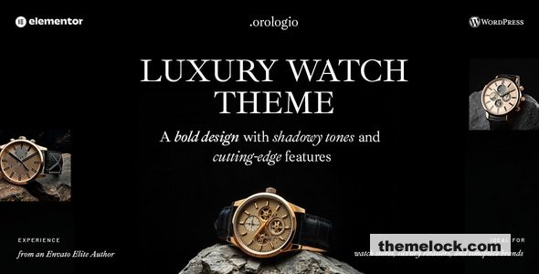 Orologio v1.0 – Luxury Watch Store WordPress Theme
