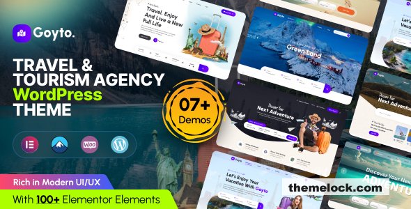 Goyto v1.0.6 - Travel WordPress Theme