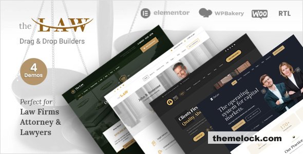The Law v4.9.16 - Lawyer Theme + RTL