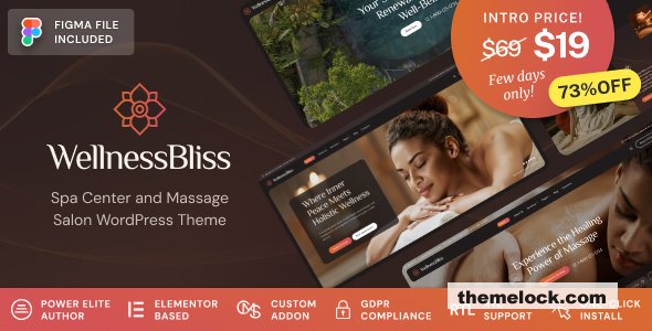 Wellness Bliss v1.0.1 - Massage Salon & Spa WordPress Theme