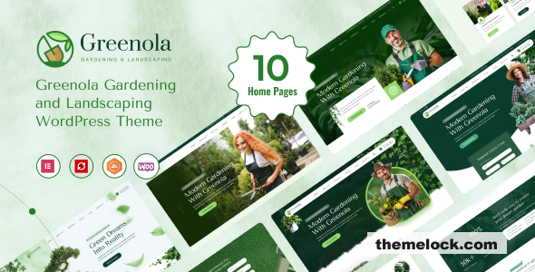 Greenola v1.0 - Gardening & Landscaping WordPress Theme