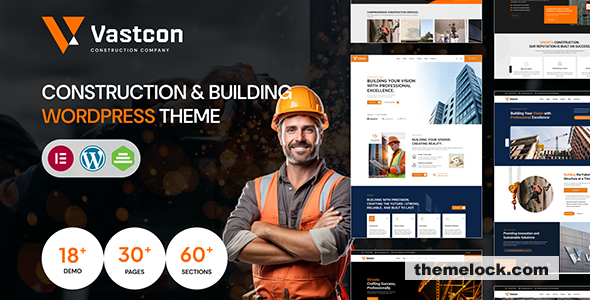 Vastcon v1.0.1 - Construction & Building WordPress Theme
