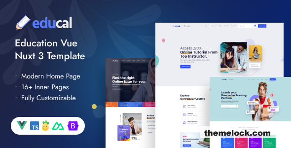 Educal v2.0.2 - Online Courses & Education WordPress Theme + RTL