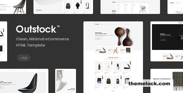Outstock – Clean Minimal eCommerce Bootstrap 5 Template