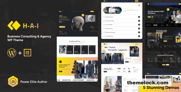 Hai v1.0.7 - Elementor Agency WordPress Theme