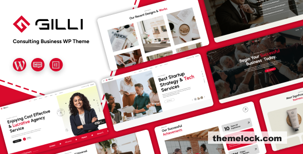 Gilli v1.1.0 – Business Consulting WordPress Theme