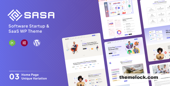 SaSa v1.0.5 – Startup WordPress Theme