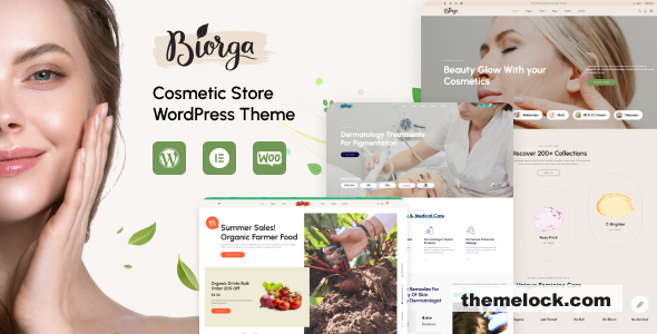 Biorga v1.0.5 – Elementor Beauty Cosmetics Shop WordPress Theme