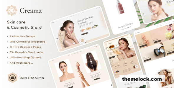 Creamz v1.0.6 – Beauty Salon & Spa WooCommerce