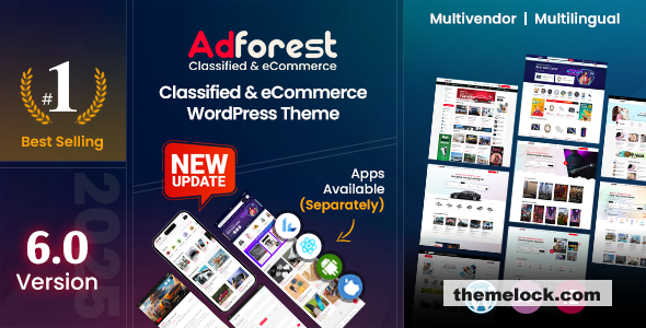 AdForest v6.0.11 – Classified Ads WordPress Theme