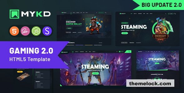 MYKD v1.2 – eSports and Gaming NFT WordPress Theme