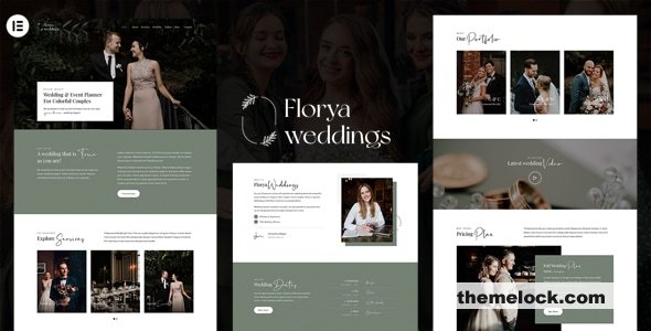 Florya v2.2.4 - Wedding and Event Planner Elementor WordPress Theme