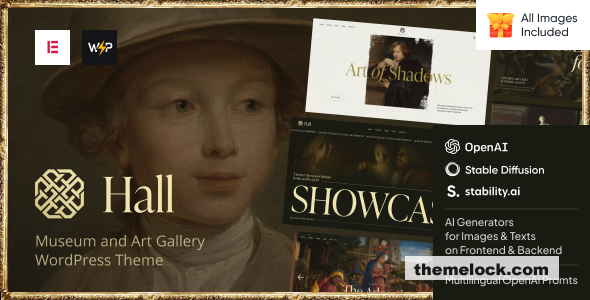 Hall v1.0 – Museum and Art Gallery WordPress Theme