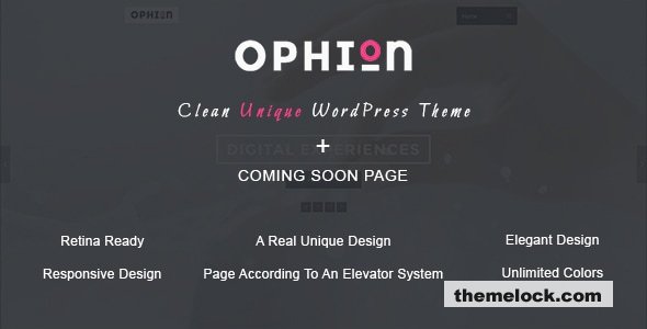 Ophion v1.0 – Clean WordPress Theme