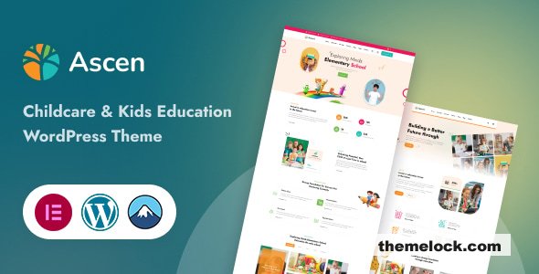 Ascen v1.3.0 – Childcare & Kids Education WordPress Theme