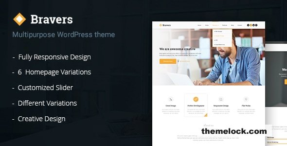 Bravers - Responsive Multiple Purpose WordPress Theme - 15 May 2025