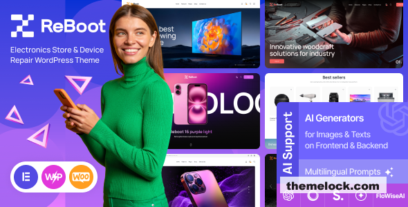 Reboot v1.5 – Electronics Store & Device Repair WordPress Theme