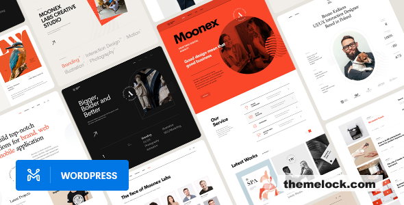 Moonex v1.1.0 – Agency & Portfolio WordPress Theme