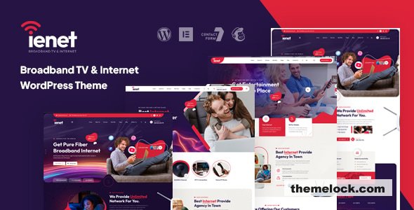 Ienet v1.0.0 – Broadband TV & Internet WordPress Theme