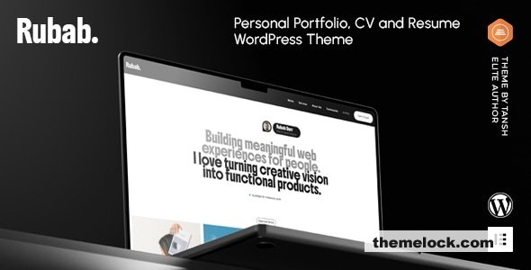 Rubab v1.0.1 – Personal Portfolio WordPress Theme