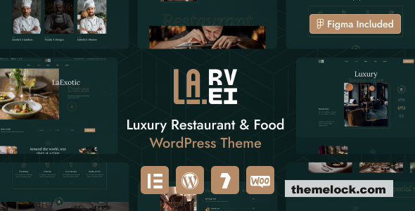 La.Revi v1.0 – Luxury Restaurant WordPress Theme