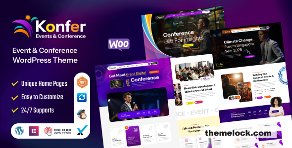Konfer v1.3 – Conference and Event WordPress Theme