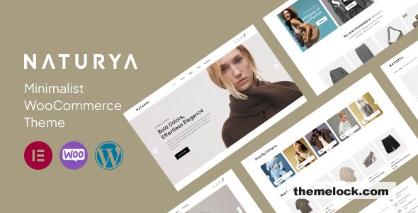 Naturya v1.0.4 – Minimalist WooCommerce WordPress Theme