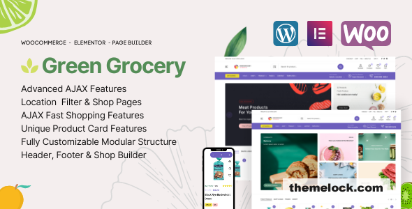 Green Grocery v1.2.2 - Grocery Store Organic Food WordPress Theme